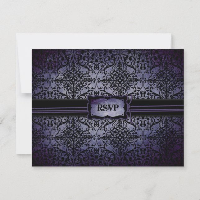 Twilight Wedding RSVP Card A (Front)