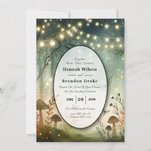 Twilight Whispers of the Woodland Invitation
