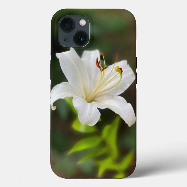 Twilight white lily Case-Mate iPhone case (Back)