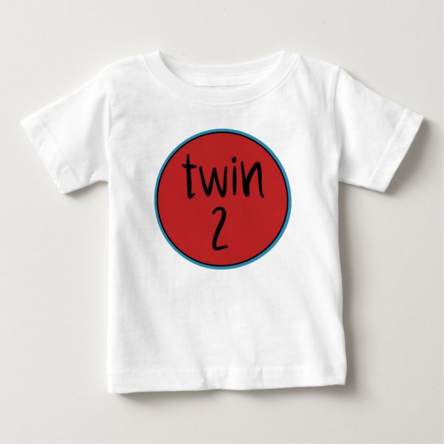 Twin 2 baby T-Shirt (Front)