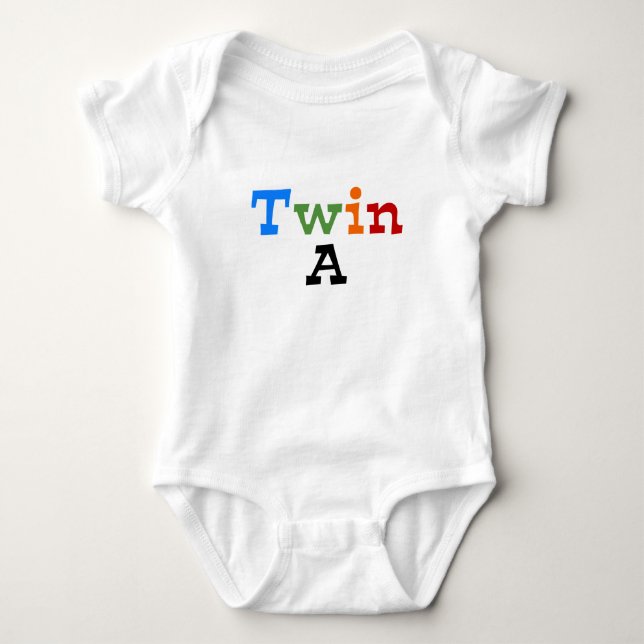 Twin A Baby Bodysuit (Front)