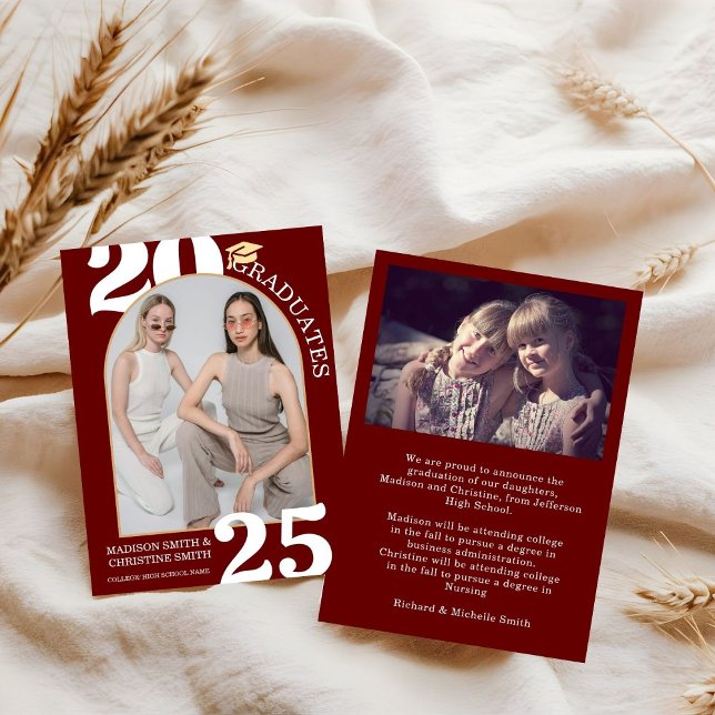 Twin Arch Photo College High School Graduation Announcement (Creator Uploaded)