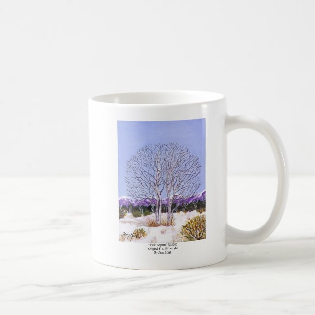 Twin Aspens Coffee Mug (Right)