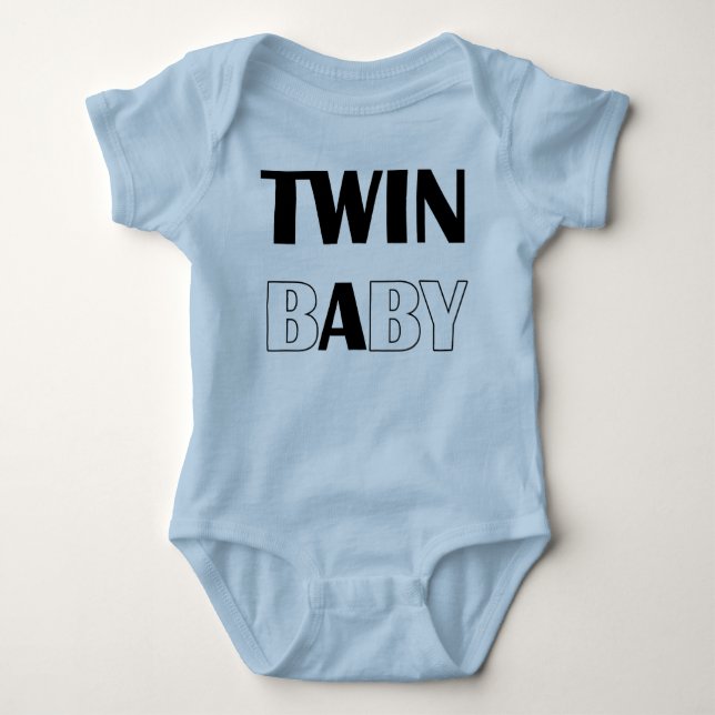 TWIN BABY A BODYSUIT (Front)