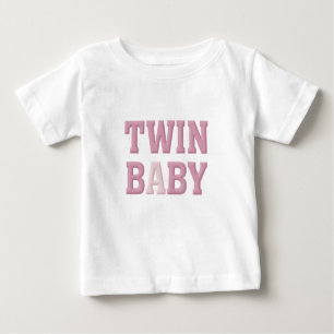 Twin Baby A (Pink) Baby T-Shirt