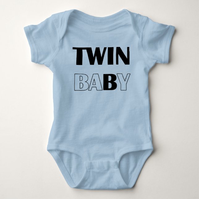 TWIN BABY B BODYSUIT (Front)