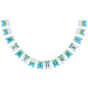 Twin Baby Boy Shower - Two Peas In A Pod Bunting
