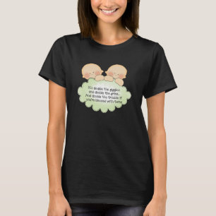 Twin Baby Fun Maternity t-shirt