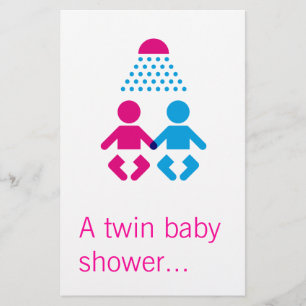 Twin baby shower