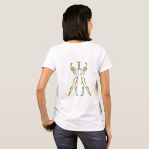 Twin Ballerinas Dance Graphic T-Shirt