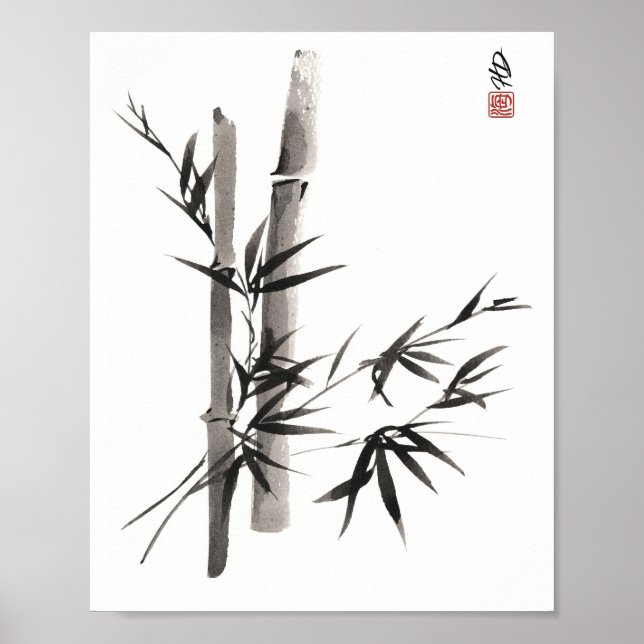 Twin Bamboo Poster (Front)