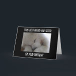 TWIN, BEST FRIEND AND SISTER ON YOUR BIRTHDAY LOVE CARD<br><div class="desc">DO YOU LOVE YOU TWIN SIS... .LET HER KNOW WITH THIS VERY CUTE SAMOYED TELLING HER THAT SHE IS YOUR BEST FRIEND AND THAT YOU WISH HER A VERY HAPPY BIRTHDAY!</div>