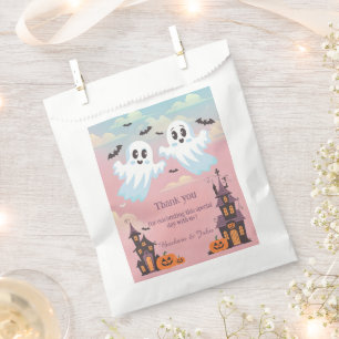 Twin Boo’s Halloween Baby Shower Thank you Favour Bags