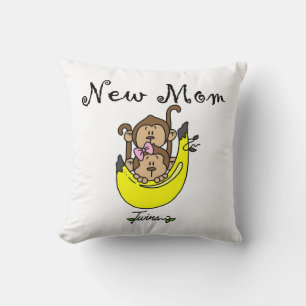 Twin Boy and GIrl New Mum Gifts Cushion