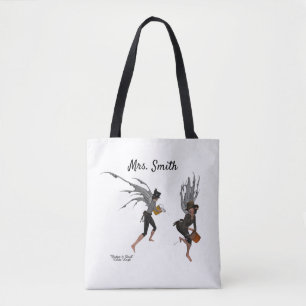 Twin Boy Rain Faeries Tote Bag