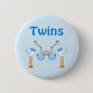 Twin Boys 6 Cm Round Badge