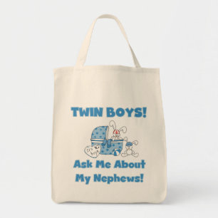 Twin Boys Ask About My Nephew Tote Bag