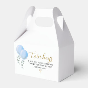 Twin Boys Baby Shower Favour Box