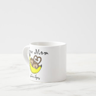 Twin Boys New Mum Gifts Espresso Cup