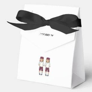 Twin Boys Upsherin Favor Box