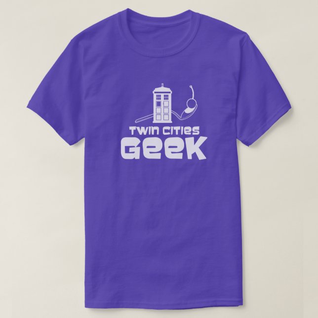 Twin Cities Geek T-Shirt (Unisex) (Design Front)