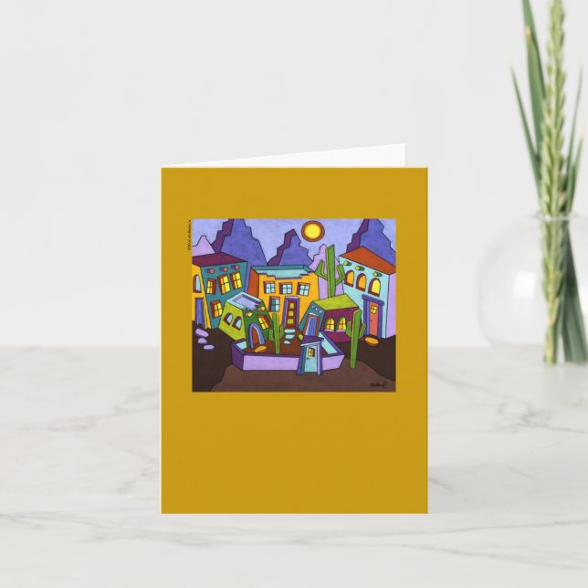 Twin Cities I note card (Front)