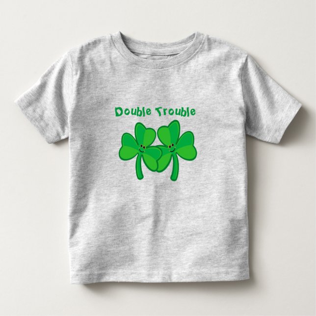 Twin clover toddler T-Shirt (Front)