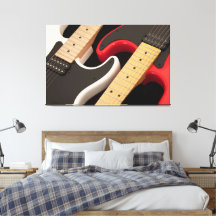 Twin Colorful Guitars