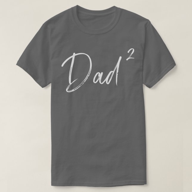 Twin Dad squared T-Shirt (Design Front)