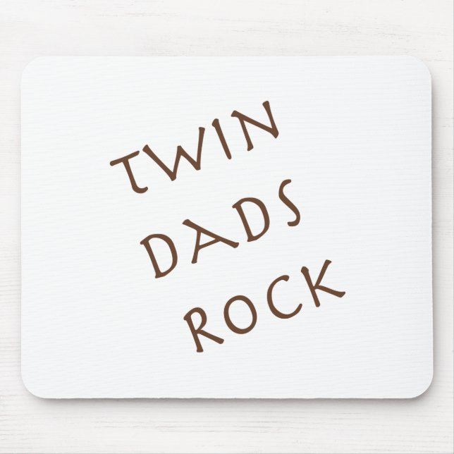 Twin Dads Rock Mouse Pad (Front)