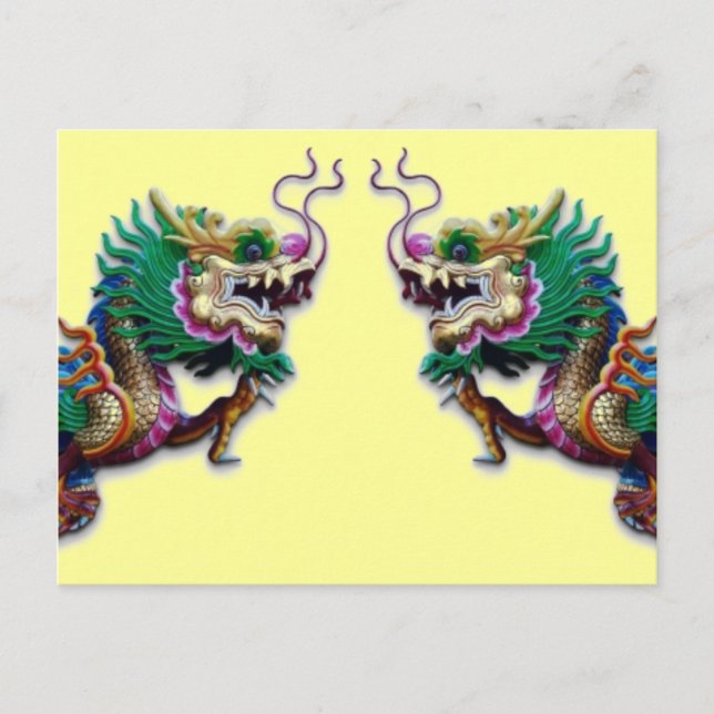 Twin Dragons Postcard (Front)