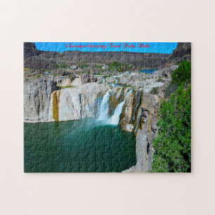 Twin Falls Idaho. Christmas Greetings Jigsaw Puzzle