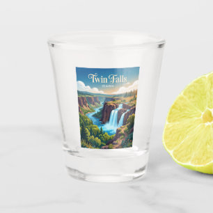 Twin Falls Idaho Shot Glass