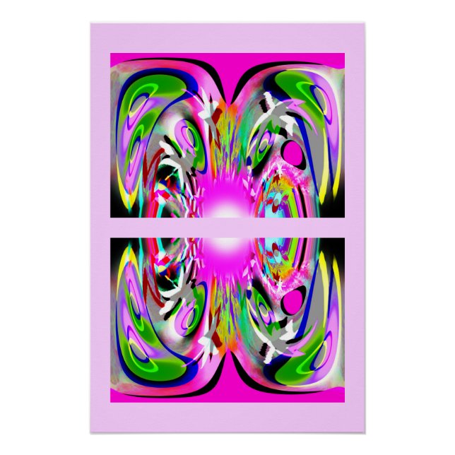 Twin fantasy decorative art poster (Front)