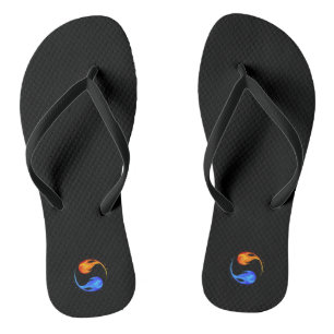 Twin Flame-Black- Jandals