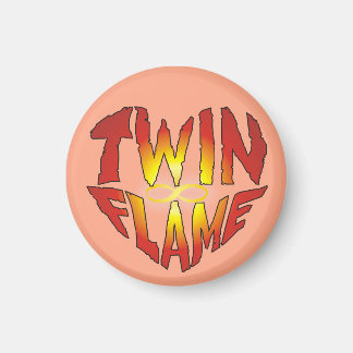 Twin Flame Heart Magnet