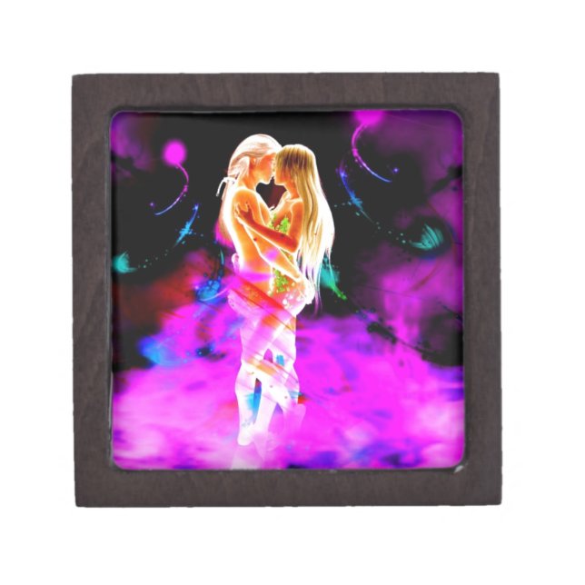 TWIN FLAME psychedelic Jewellery Box (Front)