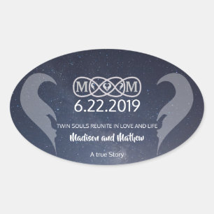 Twin Flame Stickers