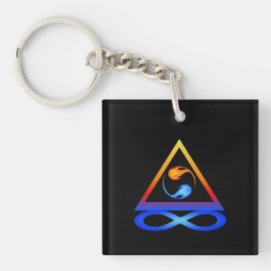 Twin Flame Symbol- Key Ring
