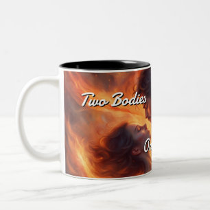 Twin Flames 006 Two-Tone Coffee Mug
