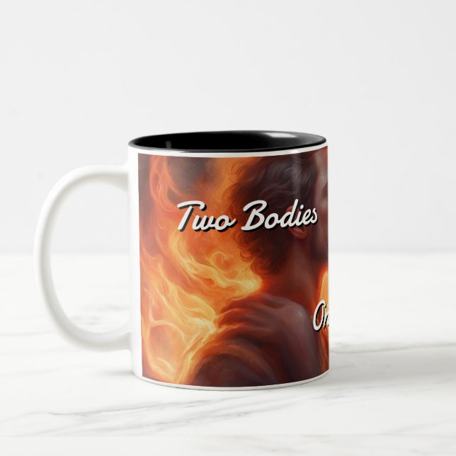 Twin Flames 010 Two-Tone Coffee Mug (Left)