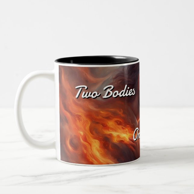 Twin Flames 015 Two-Tone Coffee Mug (Left)