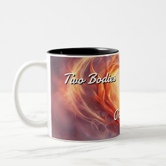 Twin Flames 020 Two-Tone Coffee Mug (Left)
