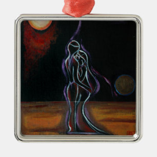 Twin Flames Ornament: Metal Tree Decoration