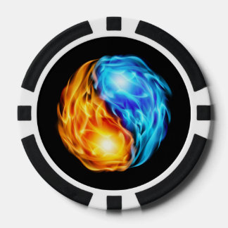 Twin Flames Poker Chips