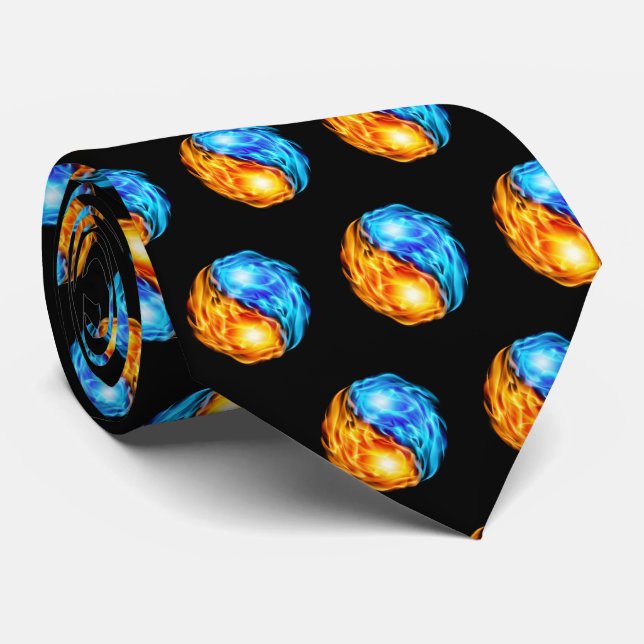 Twin Flames Tie (Rolled)