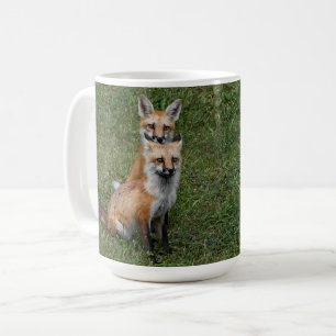 Twin Foxes Coffee Mug