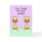 Twin Girls 1st Birthday Card