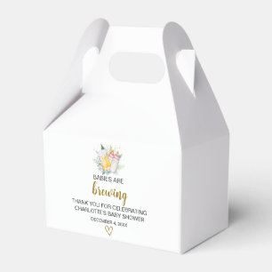 Twin Girls Baby Shower Gable Box