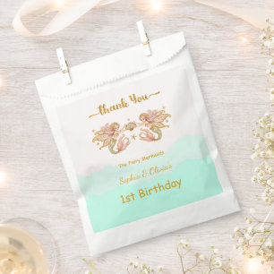 Twin Girls' Fairy Mermaid Birthday Favour Bags